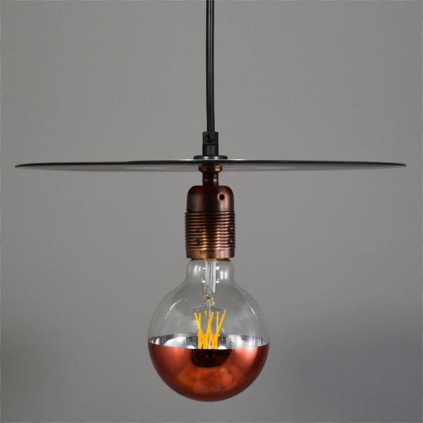 Quirky unusual pendant ceiling light HMV 78 record Jacques Offenbach